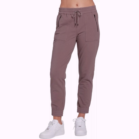 CALIA by Carrie Underwood Pants - Calia Twill Jogger Sweatpants Brown Gray Wash Color Womens Size Medium